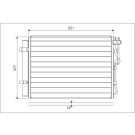 Valeo | Kondensator, Klimaanlage | 822624