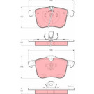 TRW | Bremsbelagsatz, Scheibenbremse | GDB1567 TRW | Bremsbelagsatz, Scheibenbremse | GDB1567