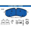 ATE | Bremsbelagsatz, Scheibenbremse | 13.0460-3895.2 ATE | Bremsbelagsatz, Scheibenbremse | 13.0460-3895.2