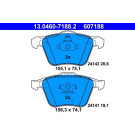 ATE | Bremsbelagsatz, Scheibenbremse | 13.0460-7188.2 ATE | Bremsbelagsatz, Scheibenbremse | 13.0460-7188.2
