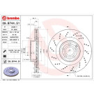 Brembo | Bremsscheibe | 09.B744.51