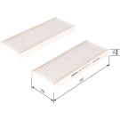 BOSCH 1 987 432 194 Innenraumfilter BOSCH 1 987 432 194 Innenraumfilter