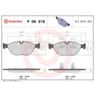 Brembo | Bremsbelagsatz, Scheibenbremse | P 06 019