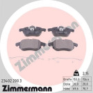 Zimmermann | Bremsbelagsatz, Scheibenbremse | 23402.200.3 Zimmermann | Bremsbelagsatz, Scheibenbremse | 23402.200.3