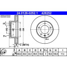 ATE | Bremsscheibe | 24.0128-0252.1