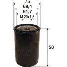 Valeo | Ölfilter | 586050