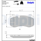 Delphi | Bremsbelagsatz, Scheibenbremse | LP1980 Delphi | Bremsbelagsatz, Scheibenbremse | LP1980