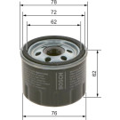 BOSCH | Ölfilter | F 026 407 279 BOSCH | Ölfilter | F 026 407 279