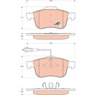 TRW | Bremsbelagsatz, Scheibenbremse | GDB1647 TRW | Bremsbelagsatz, Scheibenbremse | GDB1647