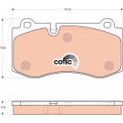TRW | Bremsbelagsatz, Scheibenbremse | GDB1667 TRW | Bremsbelagsatz, Scheibenbremse | GDB1667