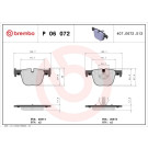 Brembo | Bremsbelagsatz, Scheibenbremse | P 06 072 Brembo | Bremsbelagsatz, Scheibenbremse | P 06 072