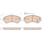 TRW | Bremsbelagsatz, Scheibenbremse | GDB1982 TRW | Bremsbelagsatz, Scheibenbremse | GDB1982