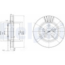 Delphi | Bremsscheibe | BG3187