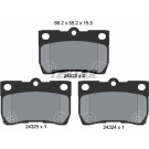Textar | Bremsbelagsatz, Scheibenbremse | 2432301 Textar | Bremsbelagsatz, Scheibenbremse | 2432301