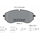 Textar | Bremsbelagsatz, Scheibenbremse | 2249301 Textar | Bremsbelagsatz, Scheibenbremse | 2249301