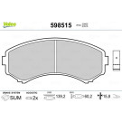 Valeo | Bremsbelagsatz, Scheibenbremse | 598515 Valeo | Bremsbelagsatz, Scheibenbremse | 598515