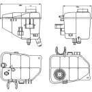 Mahle | Ausgleichsbehälter, Kühlmittel | CRT 126 000S