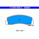 ATE | Bremsbelagsatz, Scheibenbremse | 13.0460-8006.2 ATE | Bremsbelagsatz, Scheibenbremse | 13.0460-8006.2