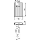 Valeo | Wärmetauscher, Innenraumheizung | 811525