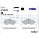 Delphi | Bremsbelagsatz, Scheibenbremse | LP2498 Delphi | Bremsbelagsatz, Scheibenbremse | LP2498