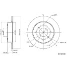 Metzger | Bremsscheibe | 6110139