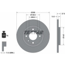 Textar | Bremsscheibe | 92089103