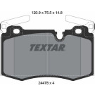 Textar | Bremsbelagsatz, Scheibenbremse | 2447801 Textar | Bremsbelagsatz, Scheibenbremse | 2447801