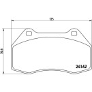 Brembo | Bremsbelagsatz, Scheibenbremse | P 68 036 Brembo | Bremsbelagsatz, Scheibenbremse | P 68 036
