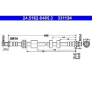 ATE | Bremsschlauch | 24.5162-0405.3