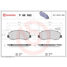 Brembo | Bremsbelagsatz, Scheibenbremse | P 68 062 Brembo | Bremsbelagsatz, Scheibenbremse | P 68 062