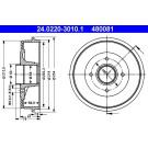 ATE | Bremstrommel | 24.0220-3010.1