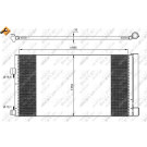 NRF | Kondensator, Klimaanlage | 35890
