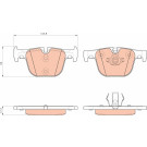 TRW | Bremsbelagsatz, Scheibenbremse | GDB1937 TRW | Bremsbelagsatz, Scheibenbremse | GDB1937