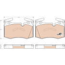 TRW | Bremsbelagsatz, Scheibenbremse | GDB1948 TRW | Bremsbelagsatz, Scheibenbremse | GDB1948