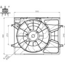 NRF | Lüfter, Motorkühlung | 47958