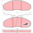 TRW | Bremsbelagsatz, Scheibenbremse | GDB1069 TRW | Bremsbelagsatz, Scheibenbremse | GDB1069