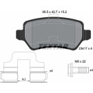 Textar | Bremsbelagsatz, Scheibenbremse | 2341702 Textar | Bremsbelagsatz, Scheibenbremse | 2341702