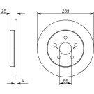 BOSCH | Bremsscheibe | 0 986 479 721