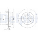 Delphi | Bremsscheibe | BG3070