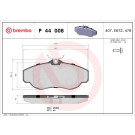 Brembo | Bremsbelagsatz, Scheibenbremse | P 44 008 Brembo | Bremsbelagsatz, Scheibenbremse | P 44 008