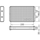 Denso | Wärmetauscher, Innenraumheizung | DRR12016