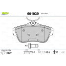 Valeo | Bremsbelagsatz, Scheibenbremse | 601039 Valeo | Bremsbelagsatz, Scheibenbremse | 601039