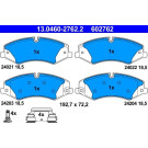 ATE | Bremsbelagsatz, Scheibenbremse | 13.0460-2762.2