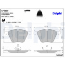 Delphi | Bremsbelagsatz, Scheibenbremse | LP2210 Delphi | Bremsbelagsatz, Scheibenbremse | LP2210