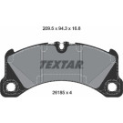 Textar | Bremsbelagsatz, Scheibenbremse | 2618501 Textar | Bremsbelagsatz, Scheibenbremse | 2618501