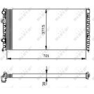 NRF | Kühler, Motorkühlung | 54696