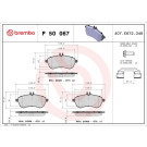 Brembo | Bremsbelagsatz, Scheibenbremse | P 50 067