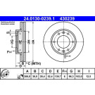 ATE | Bremsscheibe | 24.0130-0239.1