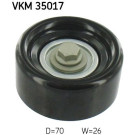 SKF | Umlenk-/Führungsrolle, Keilrippenriemen | VKM 35017