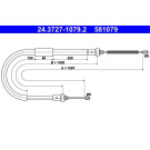 ATE | Seilzug, Feststellbremse | 24.3727-1079.2